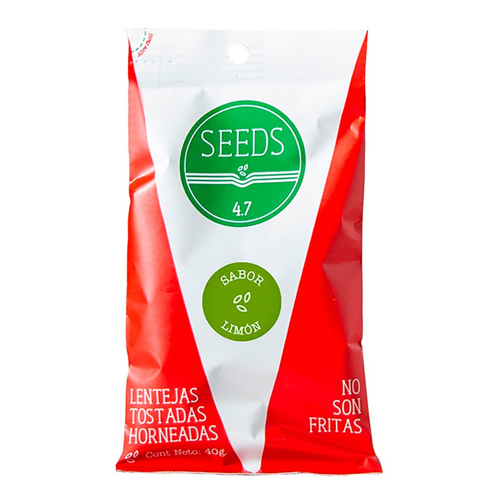 LENTEJAS CROCANTES LIMON 30G SEEDS 4.7