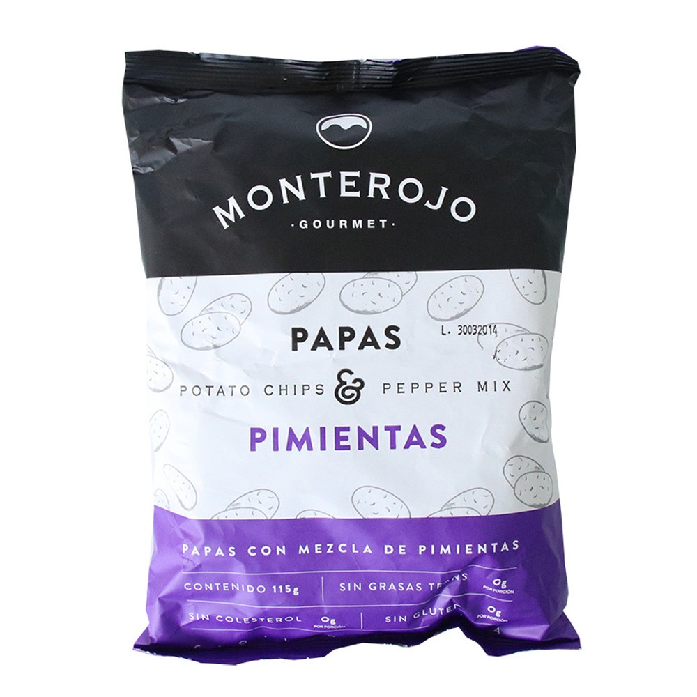 PAPAS MEZCLA PIMIENTAS MONTE ROJO*115GR