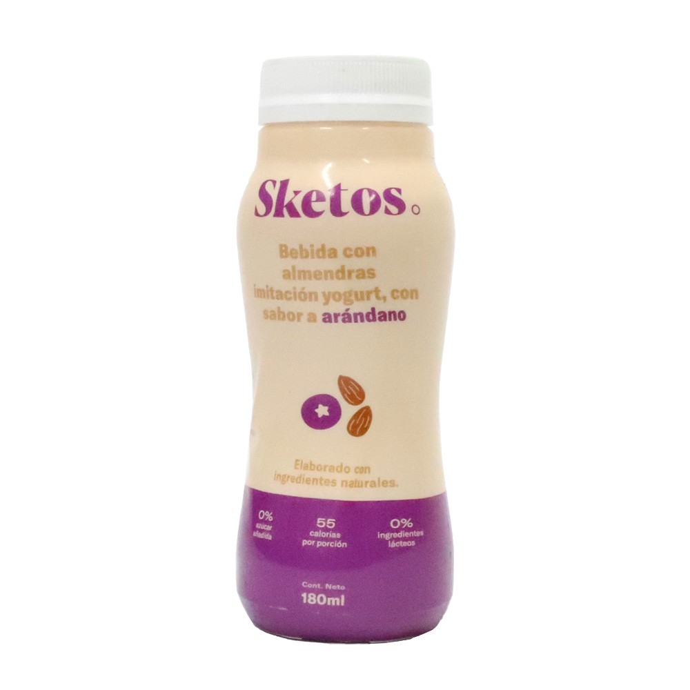 YOGHURT ALMENDRAS ARANDANO SKETOS*180ML