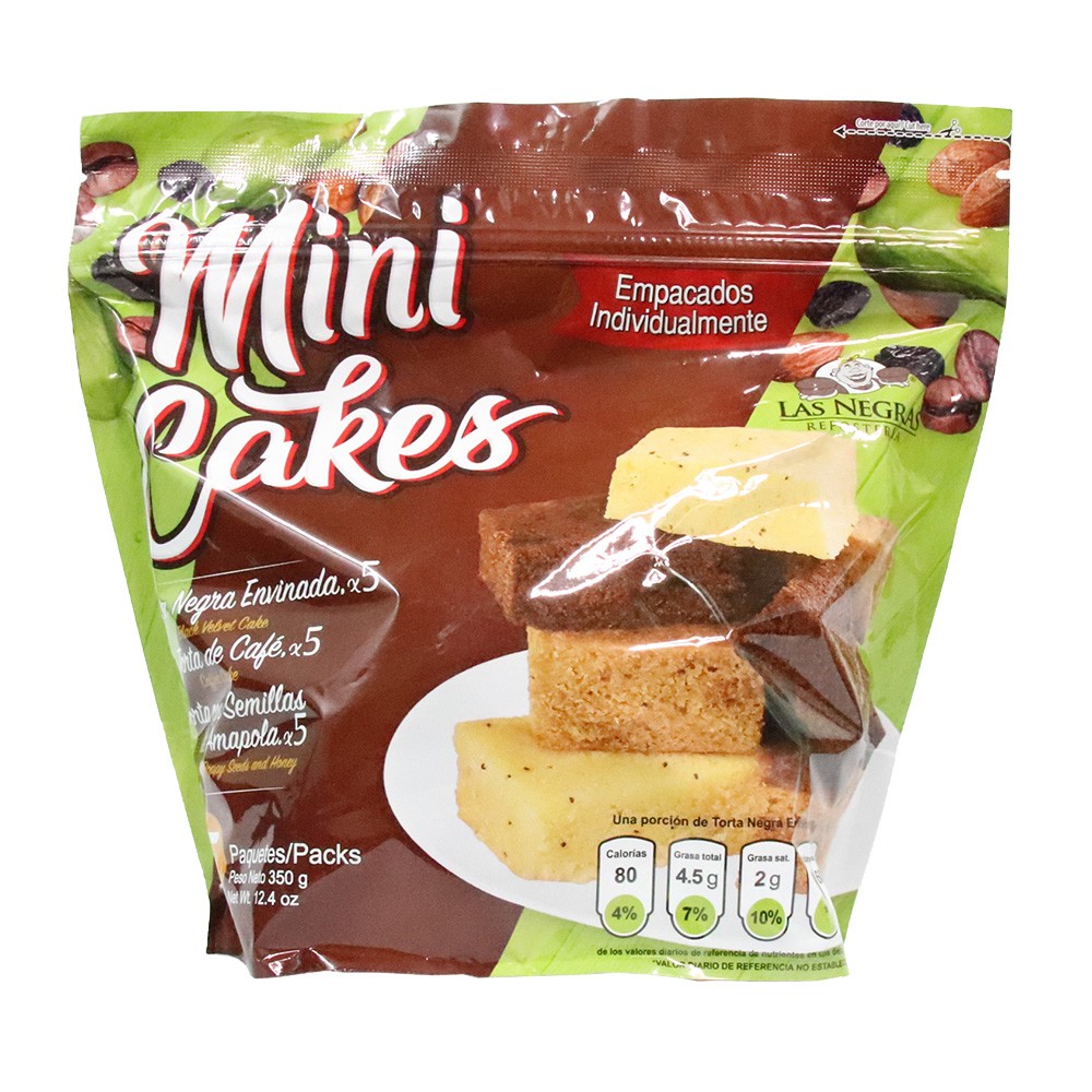 MINI CAKE LAS NEGRAS *15 UND