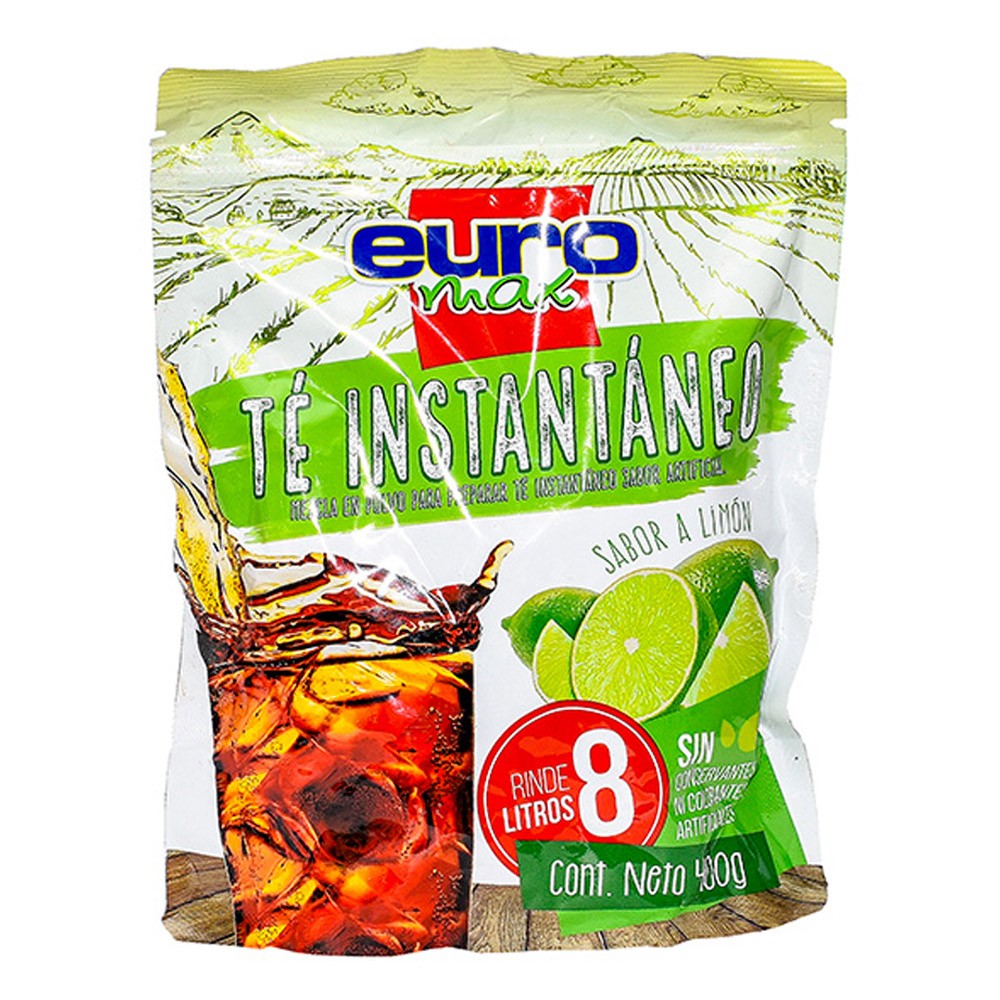 TE INSTANTÁNEO EUROMAX LIMÓN  x 400 GR