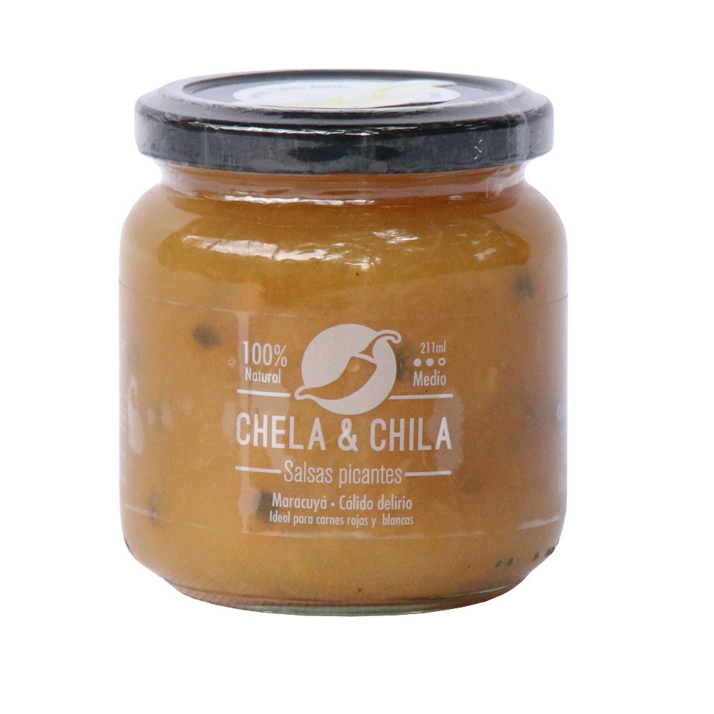 SALSA PICANTE DE MARACUYA x  211 GR