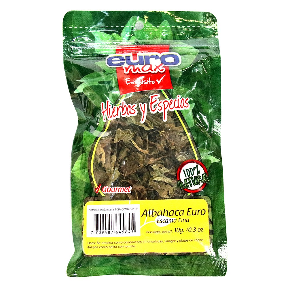 ALBAHACA ESCAMA FINA EUROMAX  x 10GR
