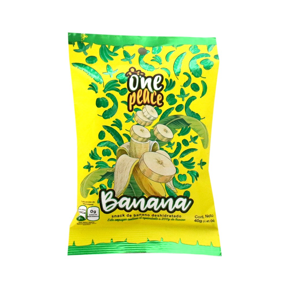 BANANO DESHIDRATADO ONE PEACE 40g