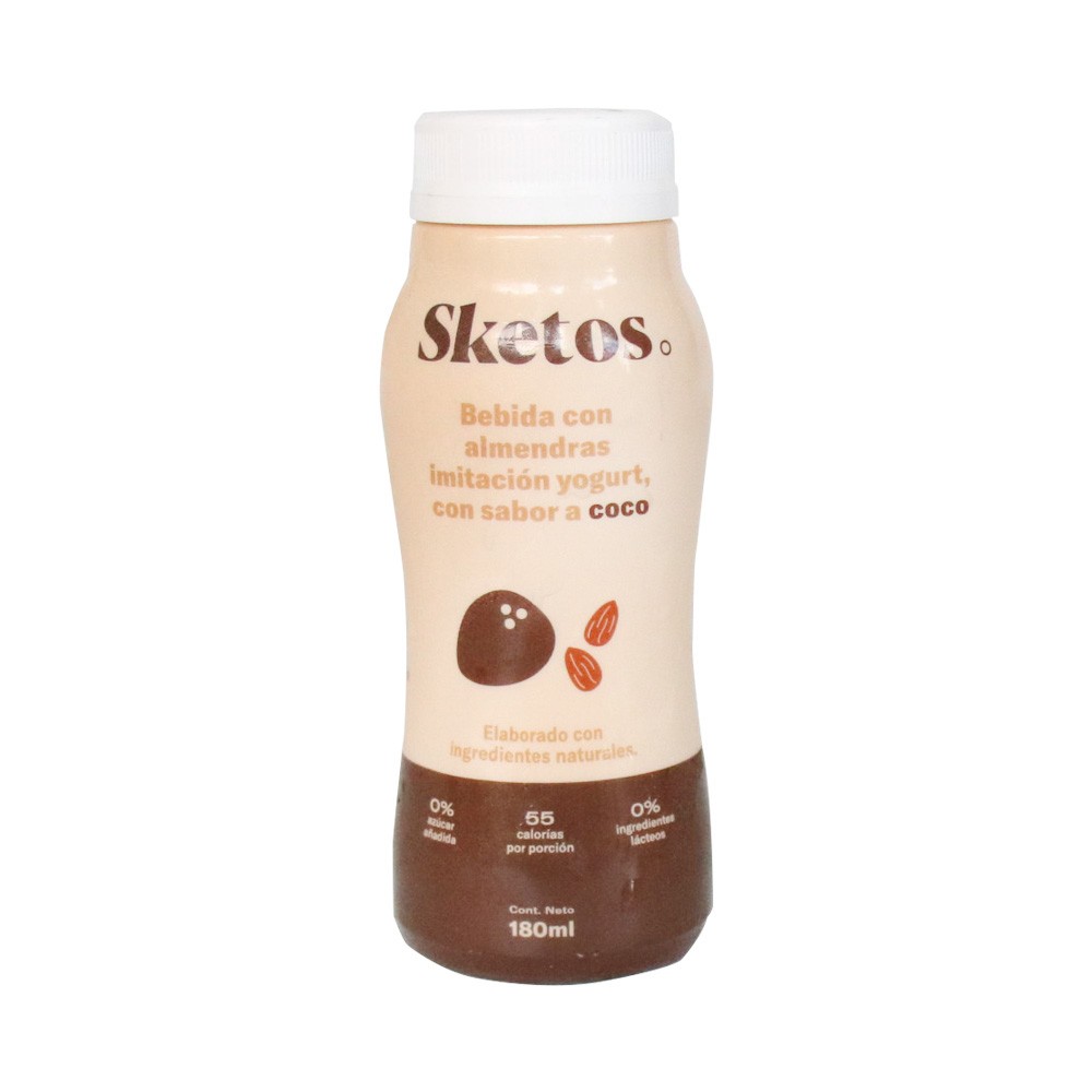 YOGHURT ALMENDRAS COCO SKETOS x 180ML