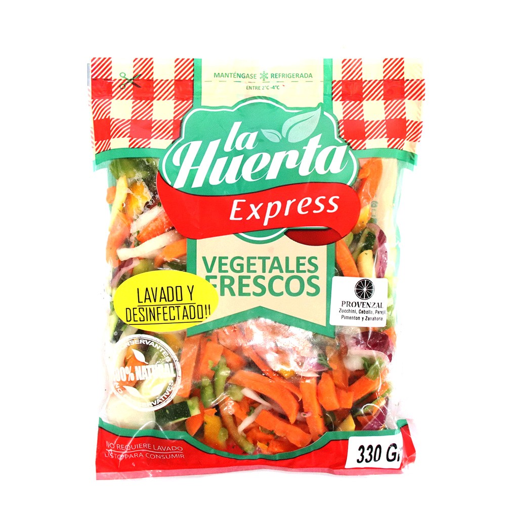 MEZCLA DE VEGETALES  LA HUERTA  x 330GR