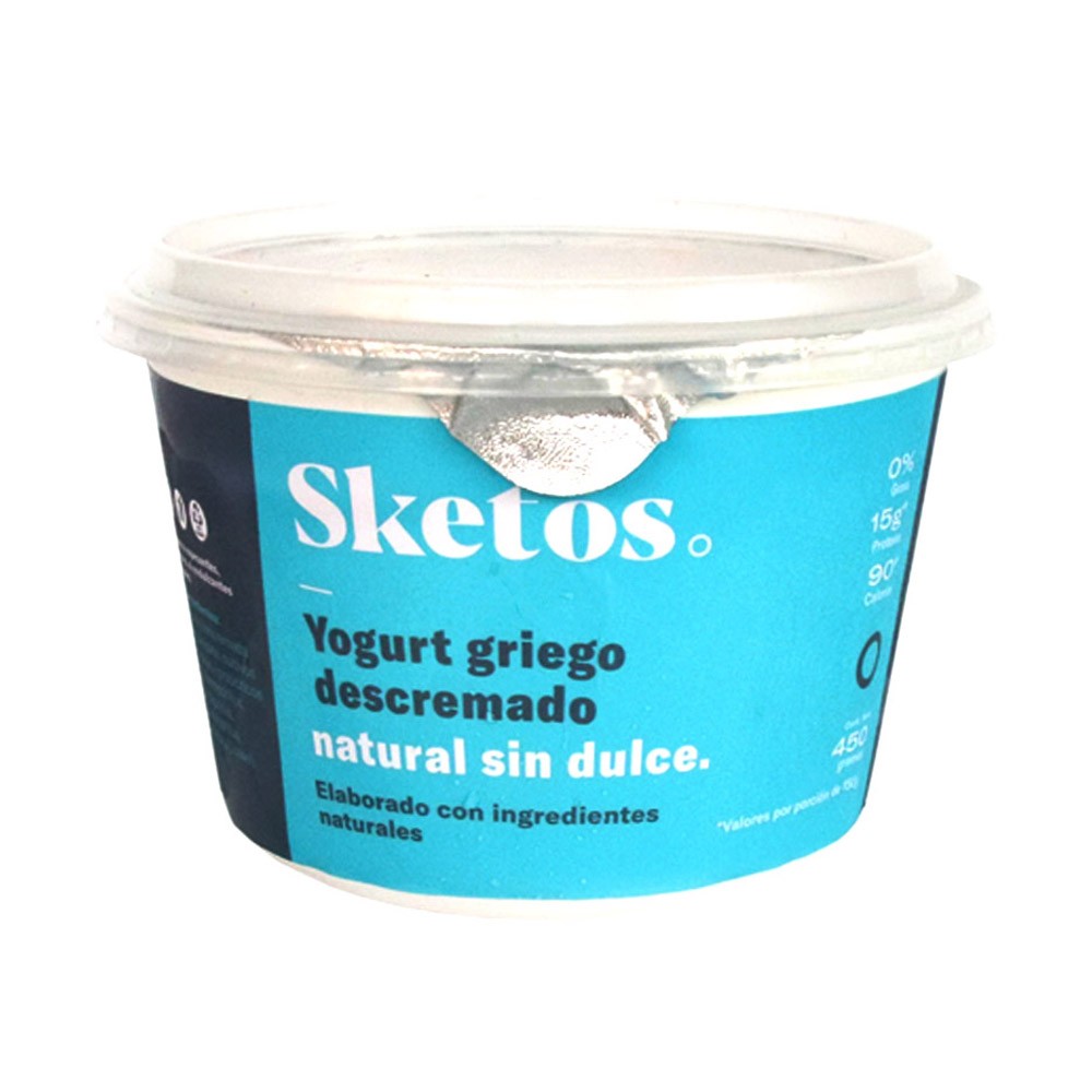 YOGHURT GRIEGO NATURAL SKETOS x 450 ML