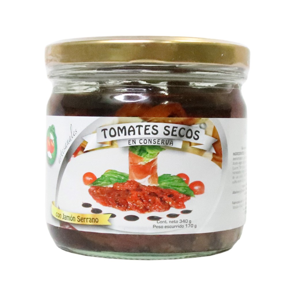 TOMATES SECOS CON JAMON SERRANO  *340GR