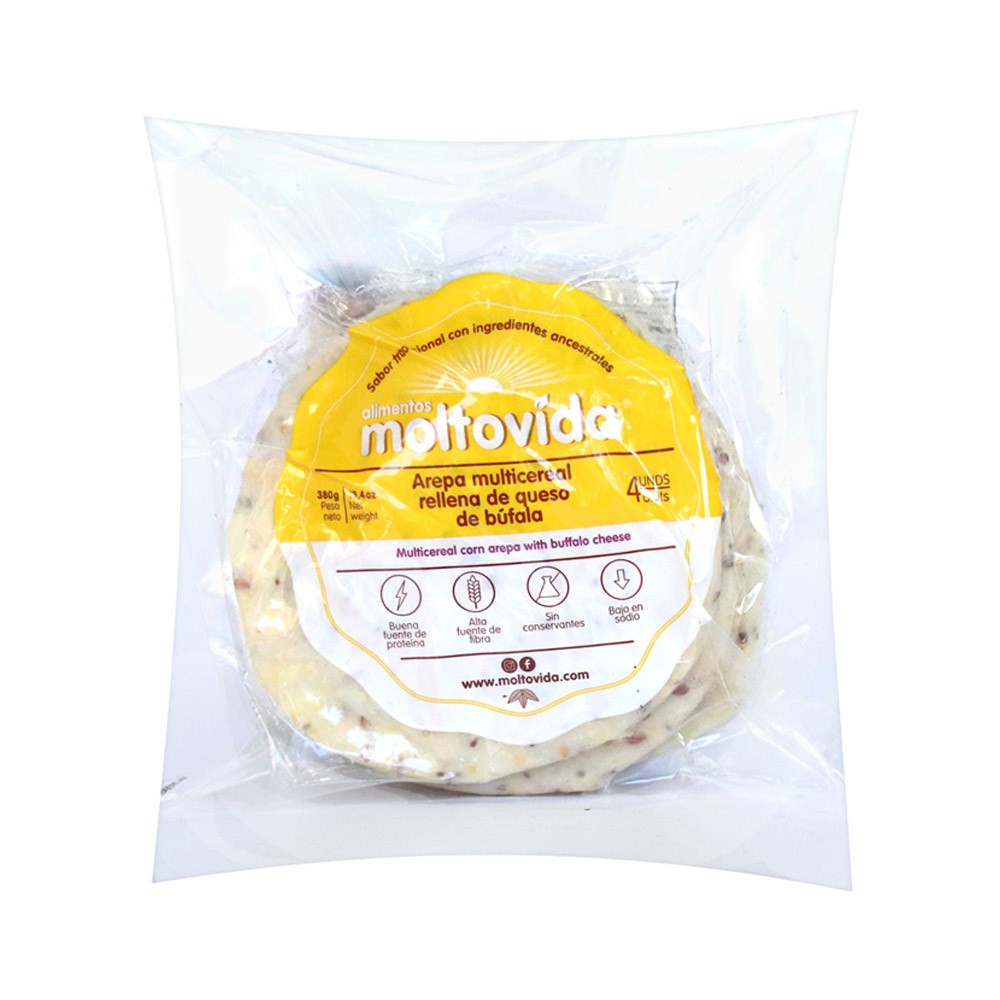 AREPA MULTICERE QUESO DE BUFAL MOLTOVIDA