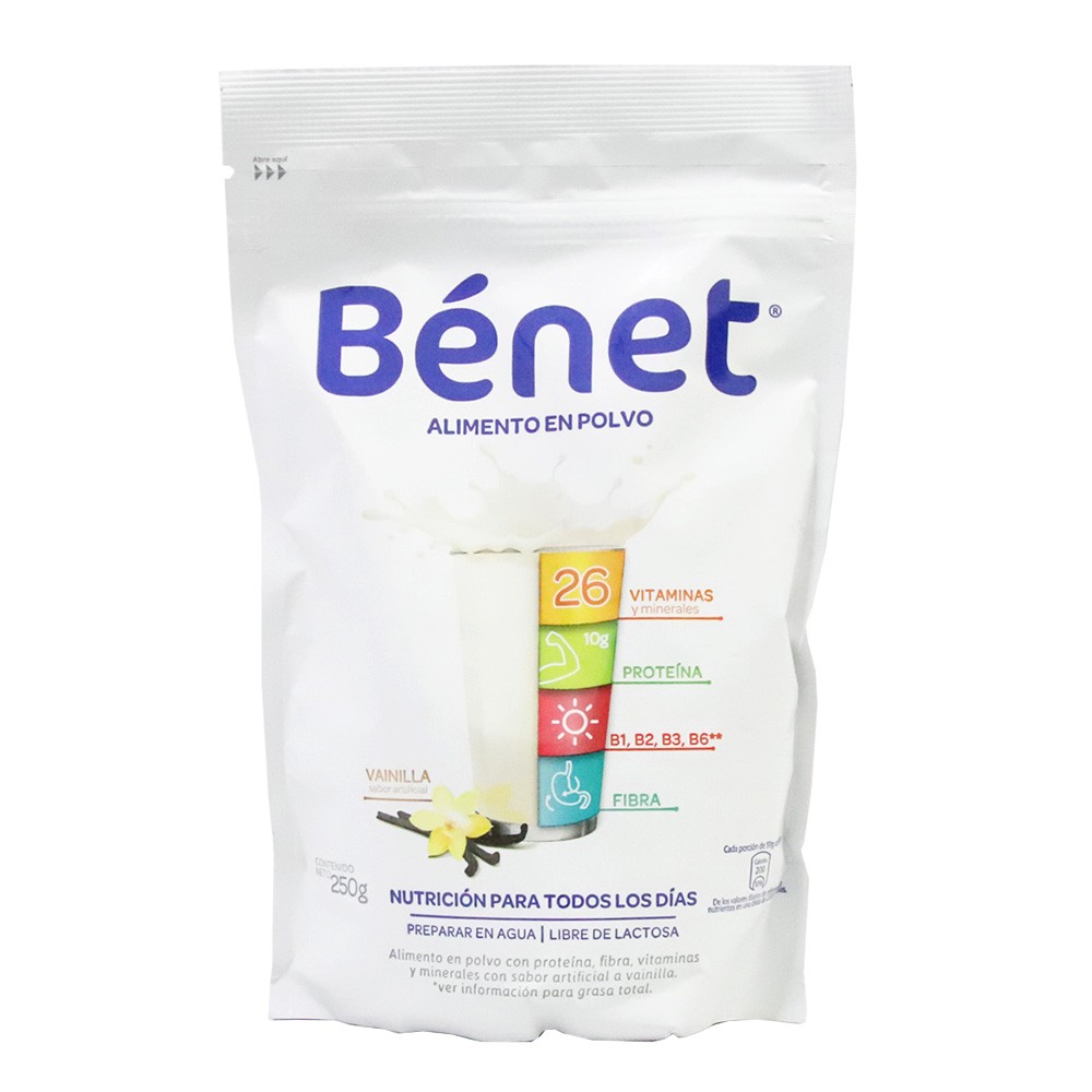 BEBIDA VAINILLA BENET*250GR