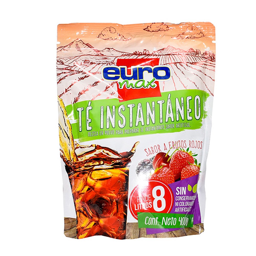 TE INSTANTÁNEO EUROMAX FRUTOS ROJOS*400G