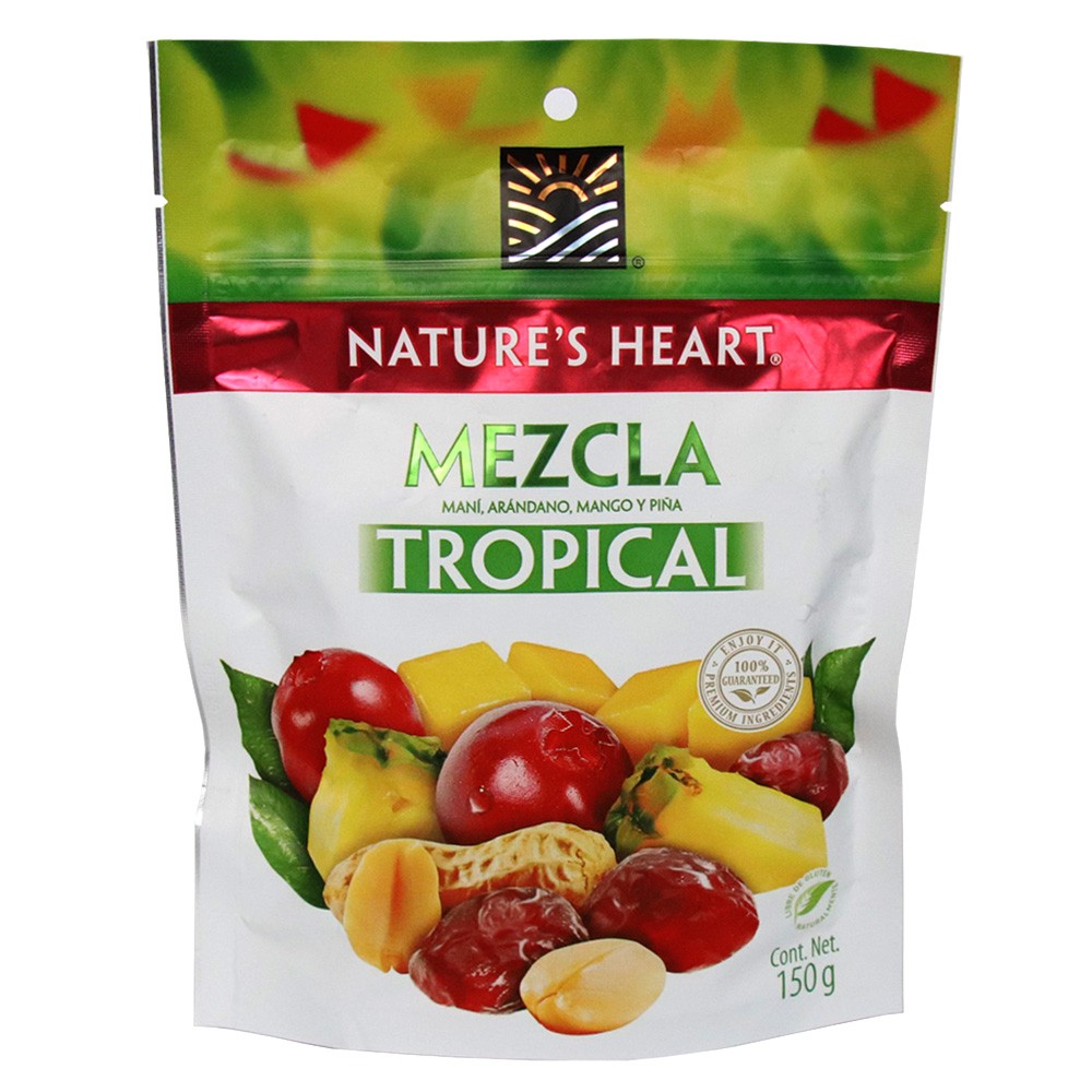 MEZCLA TROPICAL NATURE´S HEART  x 150GR