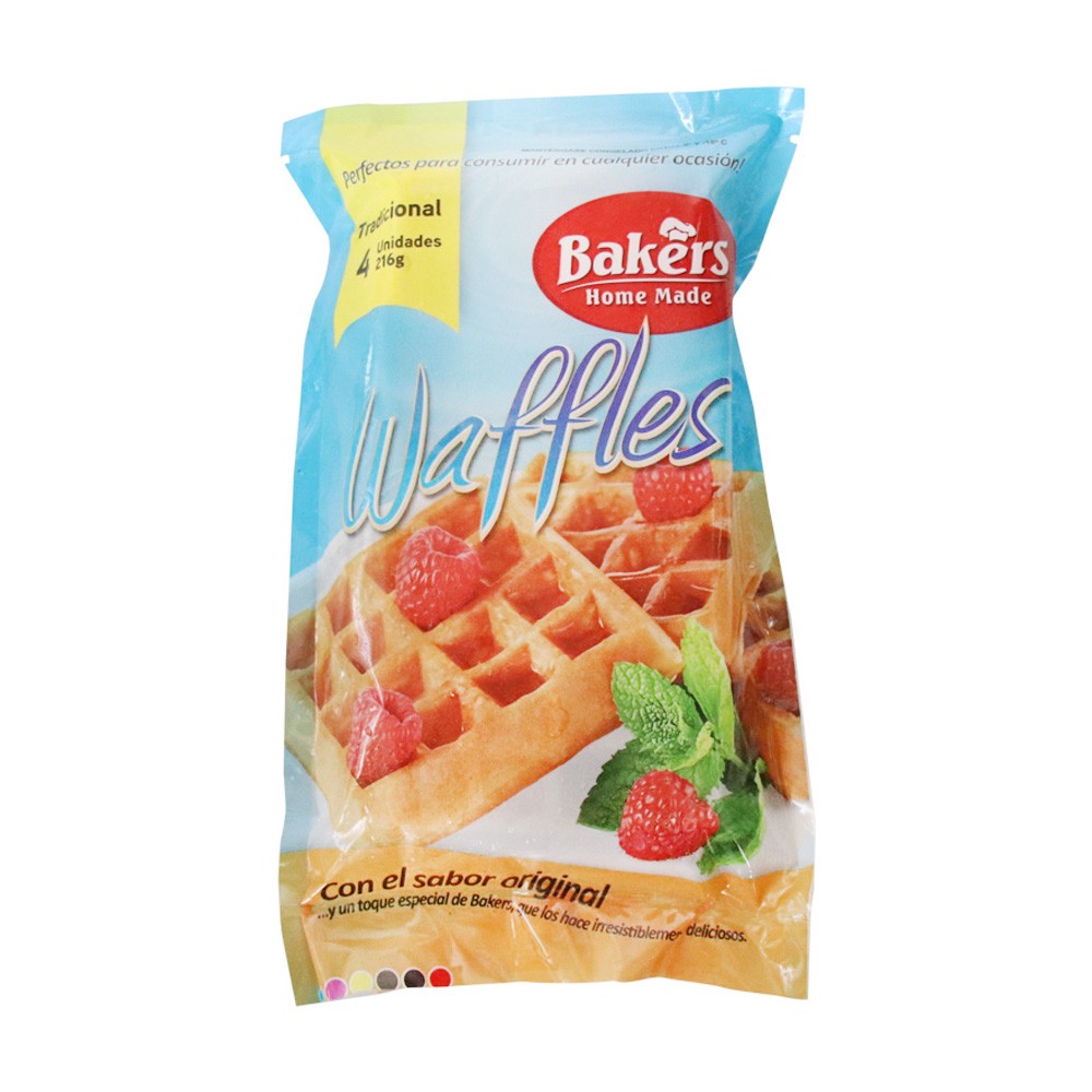 WAFFLE TRADICIONAL BAKERS x 216GR