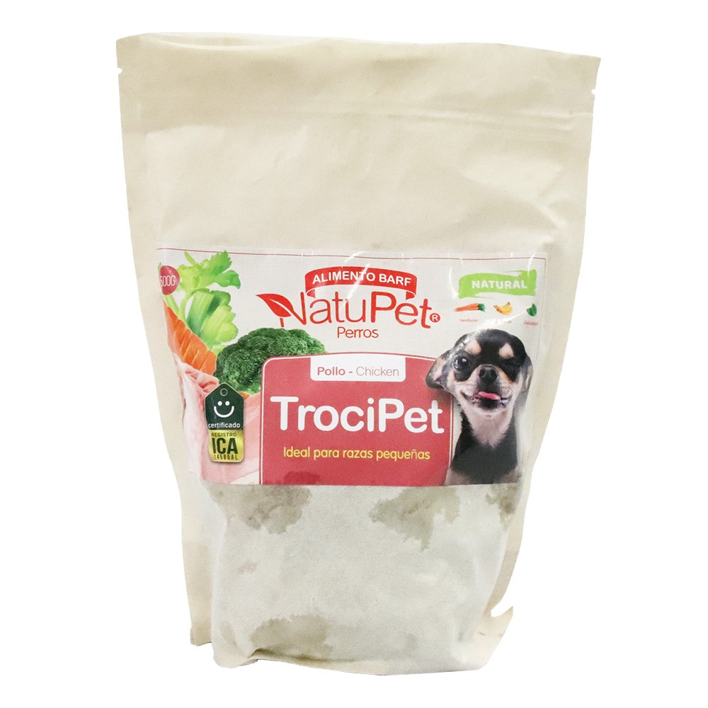 ALIMENTO TROCITOS POLLO NATUPET x 500G