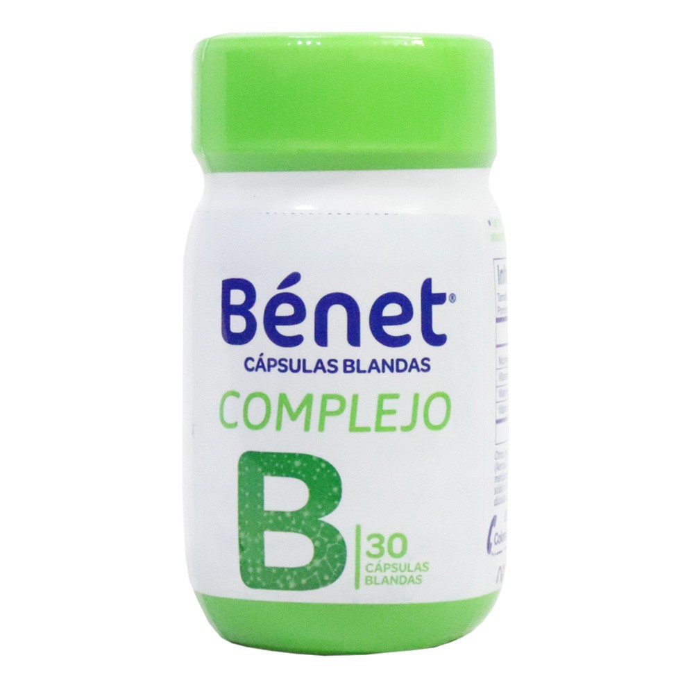 CAPSULAS COMPLEJO B BENET*30UN