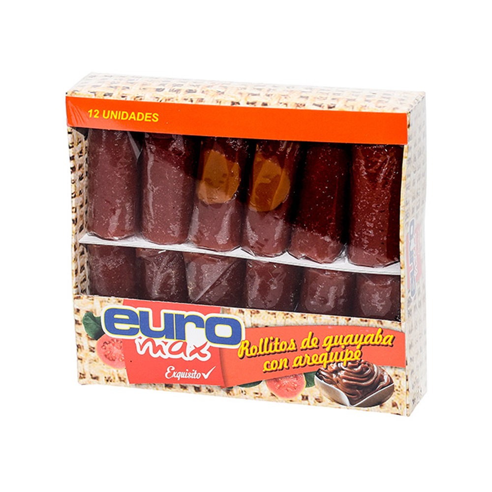 ROLLITOS DE GUAYABA EUROMAX  x 250 GR