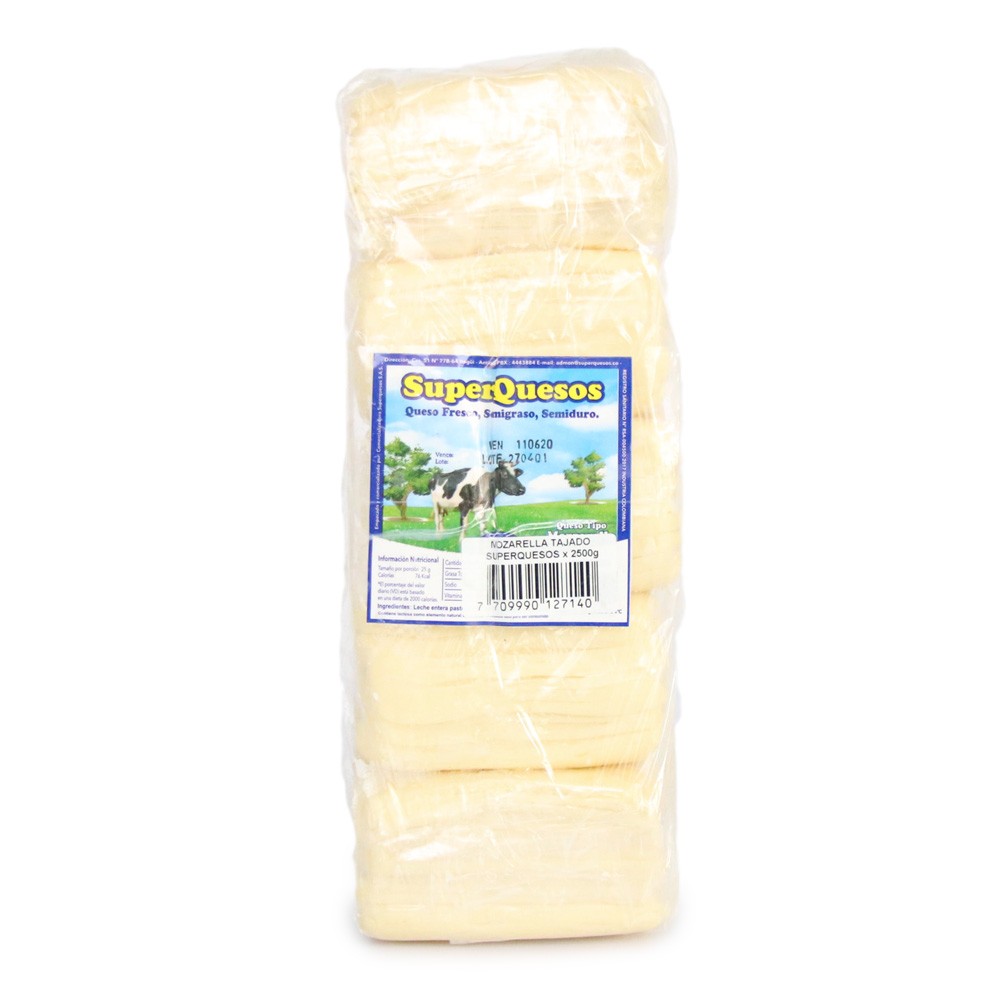 QUESO MOZARELLA TAJ 2500gr SQ