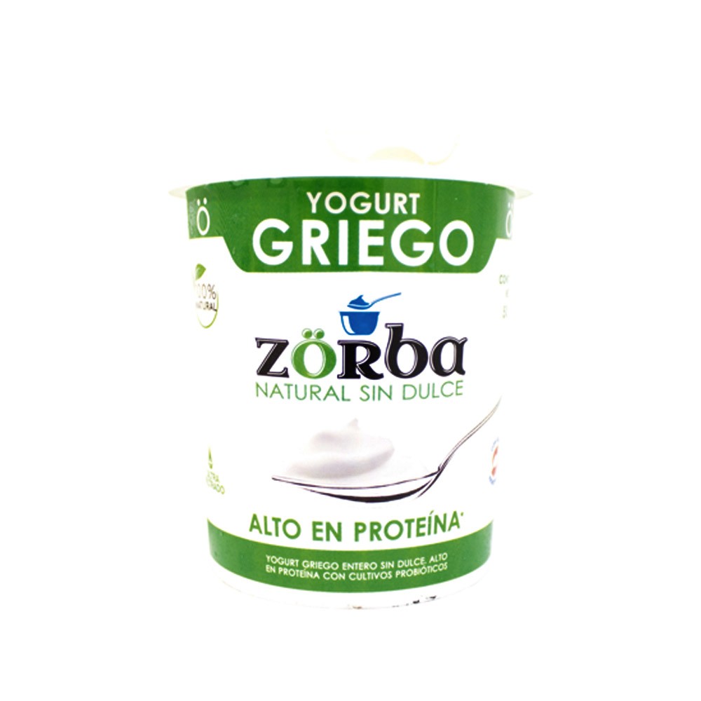 YOGURT ZORBA GRIE NATURAL SIN DULC *500G