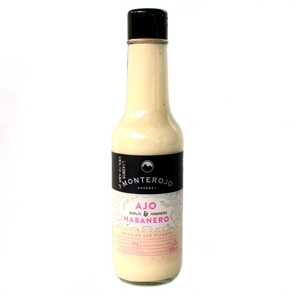 SALSA DE AJO MONTE ROJO  x 165ML
