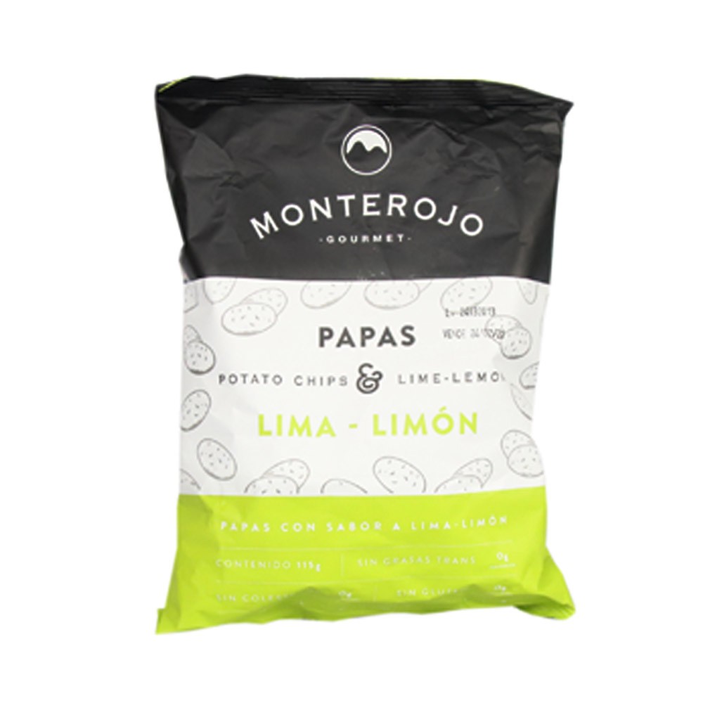 PAPAS LIMA-LIMON  MONTE ROJO x 115GR