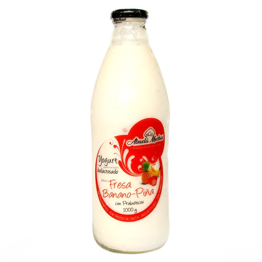 YOGURT FRESA, BANANO Y PIÑA * 1000 GR