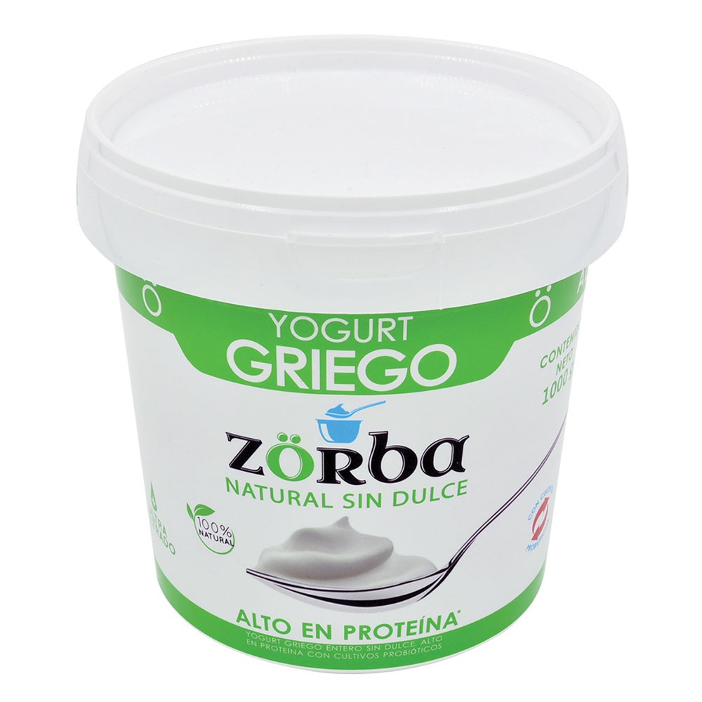 YOGURT ZORBA GRIE NATURAL CON DULC *500G
