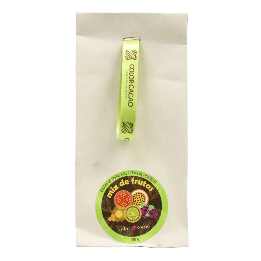 CHOCOLATE COLOR CACAO MIX  FRUTAS*100gr