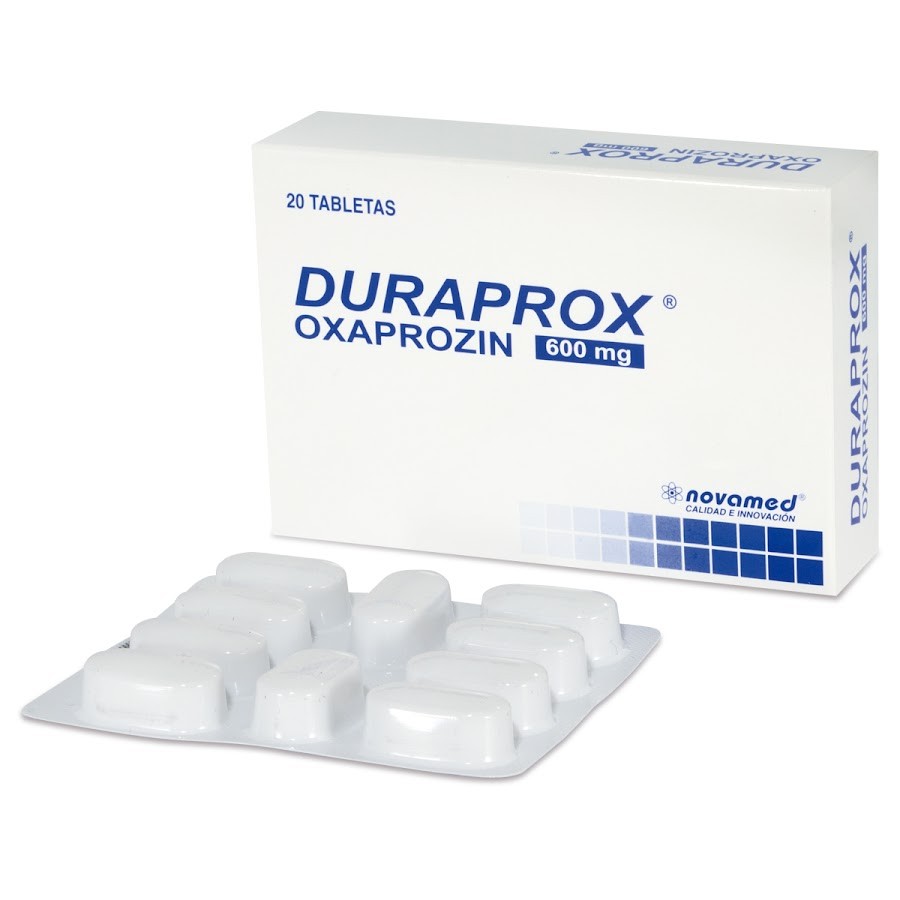 Duraprox 600Mg Tabletas Caja x20Tab. Novamed Oxaprozin