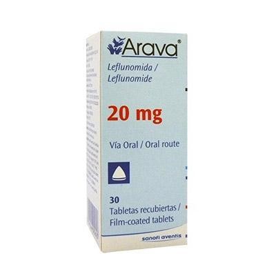 Arava 20Mg Tabletas Caja X30Tab. Sanofi Leflunomida