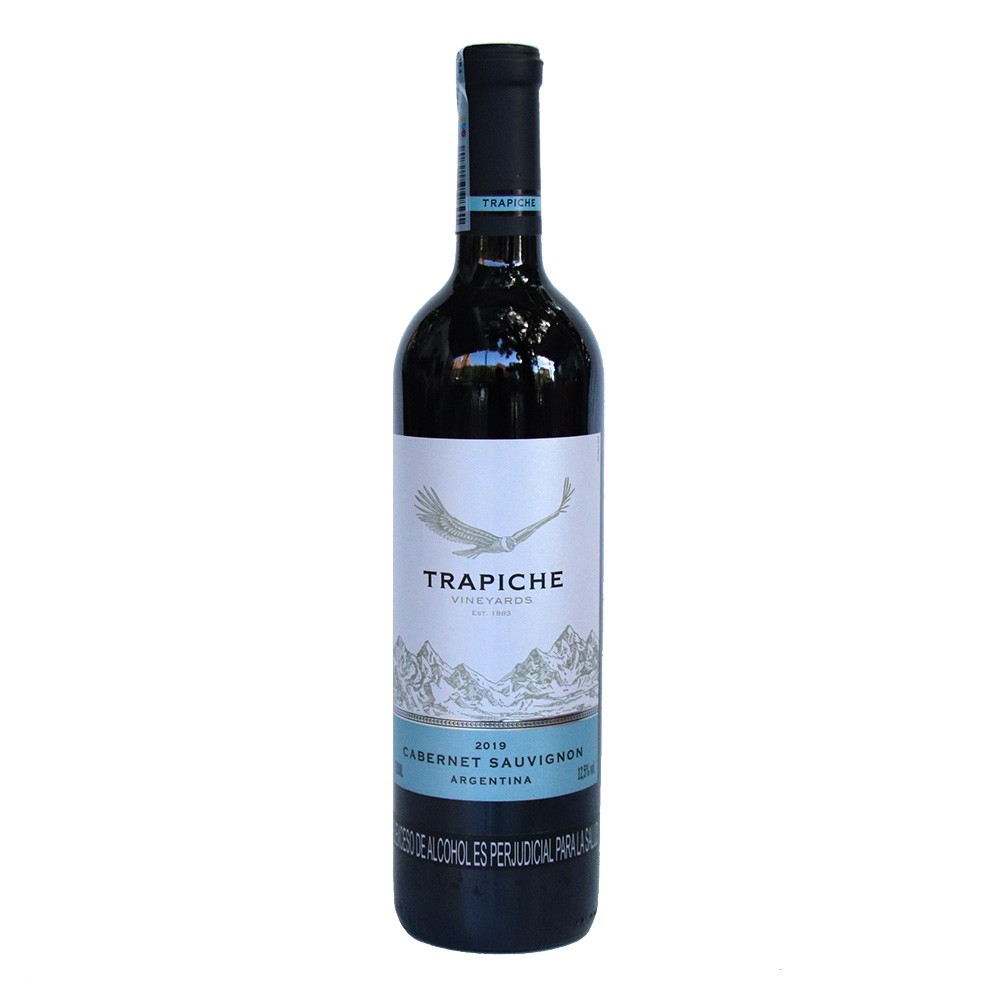 VINO CABERNET TINTO TRAPICHE  x 750ML