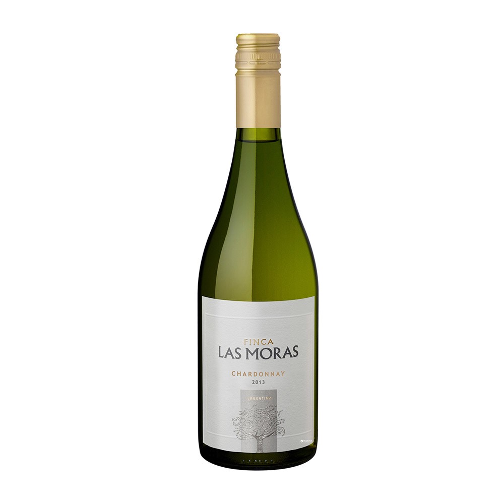 VINO LAS MORAS BLCO CHARDON x  750ML