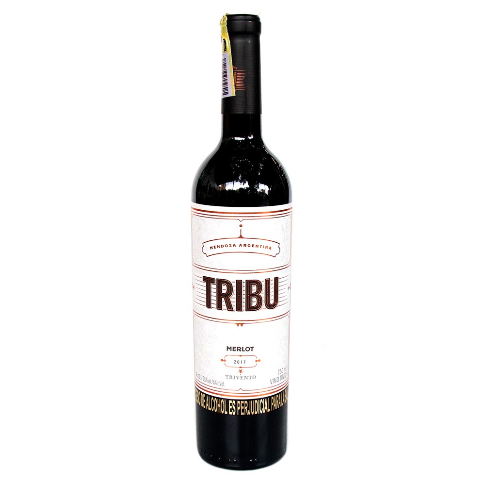 VINO TTO MERLOT TRIVENTO TRIBU x 750ML