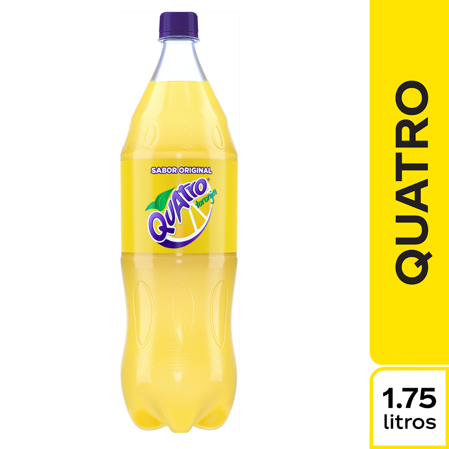 Gaseosa Quatro sabor original Toronja Botella x 1.75L
