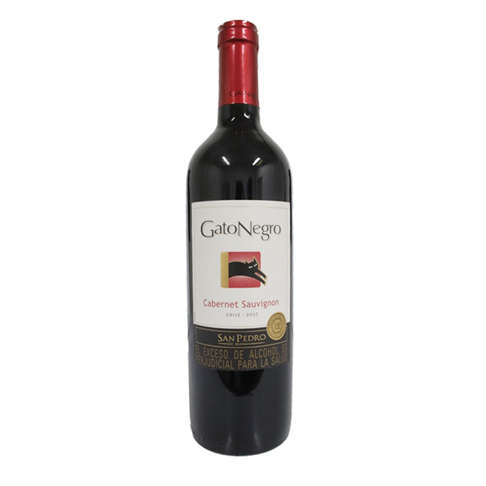 VINO TTO CABERNET SAVIG GATO NEGRO*750ML