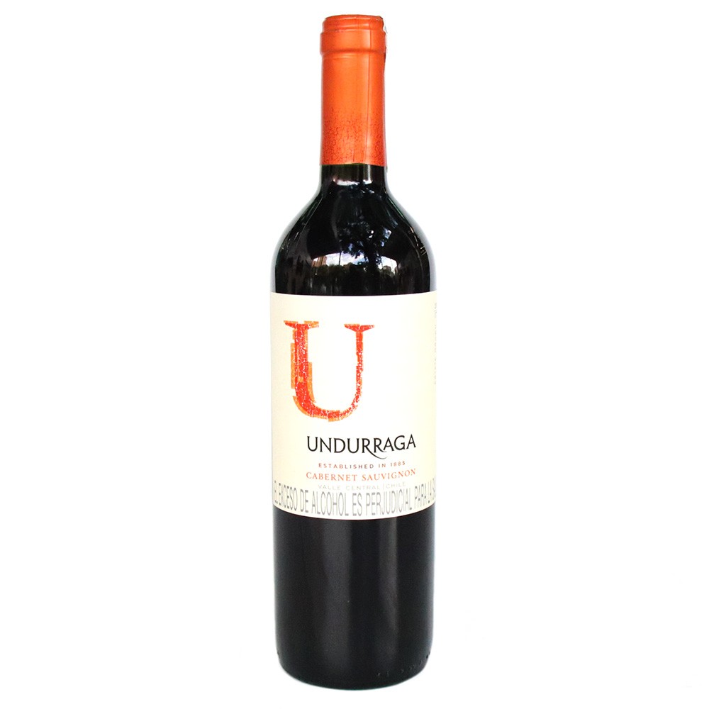 VINO UNDURRAGA CABERNET TINTO  x  750 ML