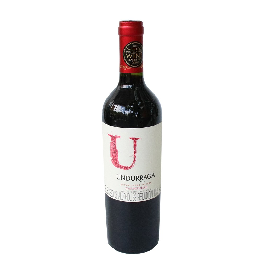 VINO UNDURRAGA TTO CARMENERE  x 750 ML