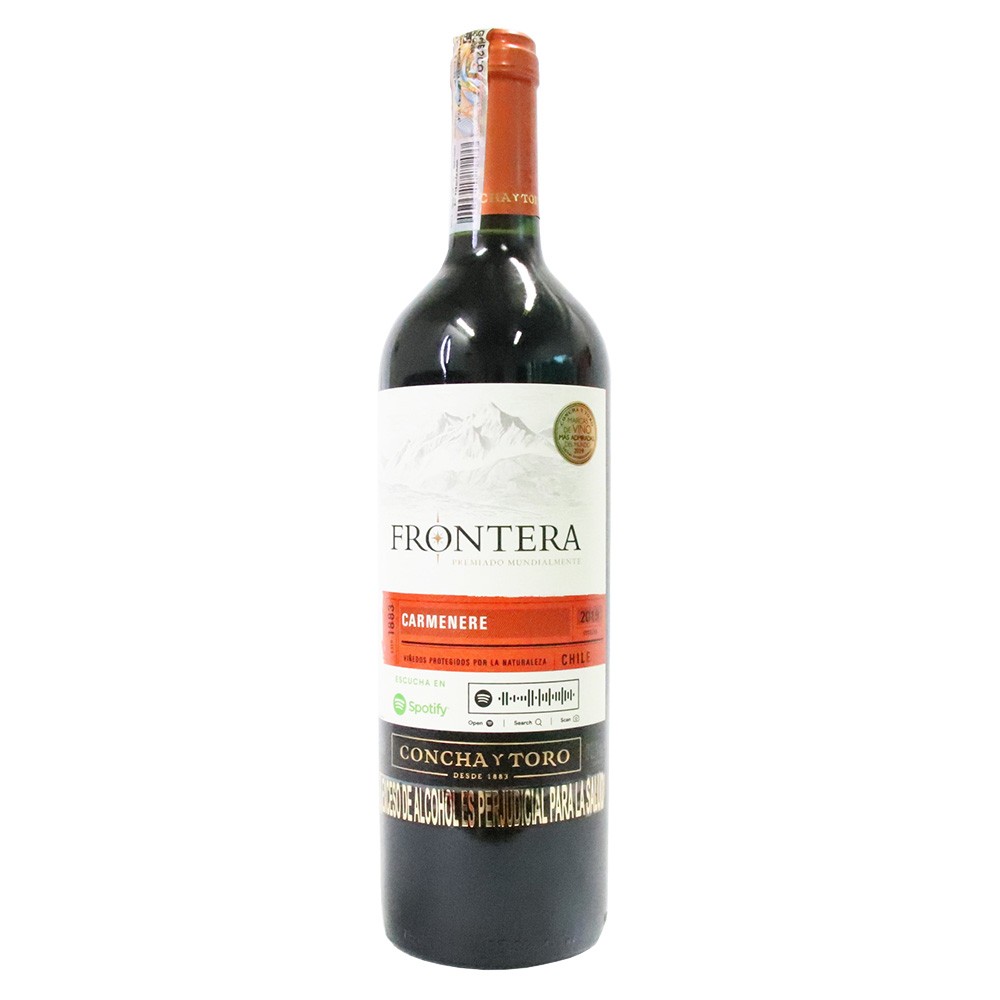 VINO TTO CARMENERE FRONTERA x 750ML