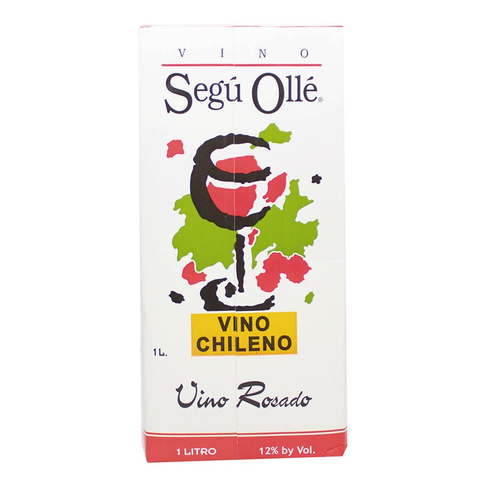 VINO ROSADO TETRA SEGU OLLE  x 1000ML