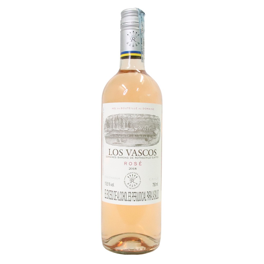 VINO ROSADO LOS VASCOS  x 750ML