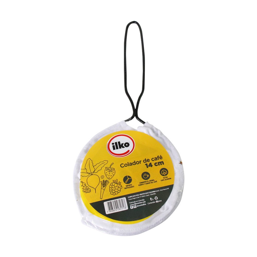FILTRO CAFE 14CM DSGN ILKO
