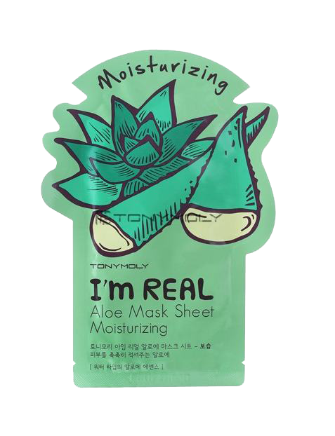 Mascarilla TonyMoly Tipo Velo I'm Real Aloe x1 und