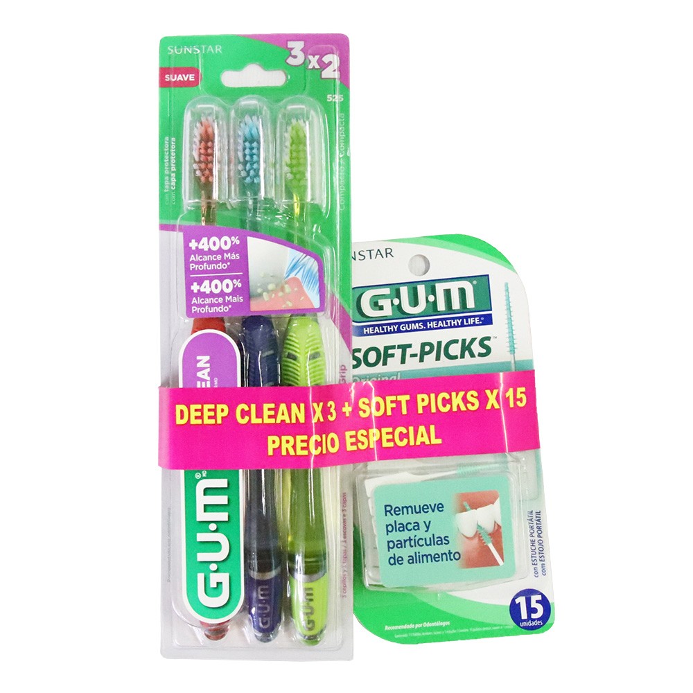 OFERTA CEPILLO DEEPCLEAN+SOFTPICK GUM*15