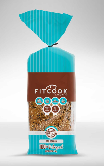Pan Coco Buena Vida Fitcook Mary Mendez 100% integral x 430Gr