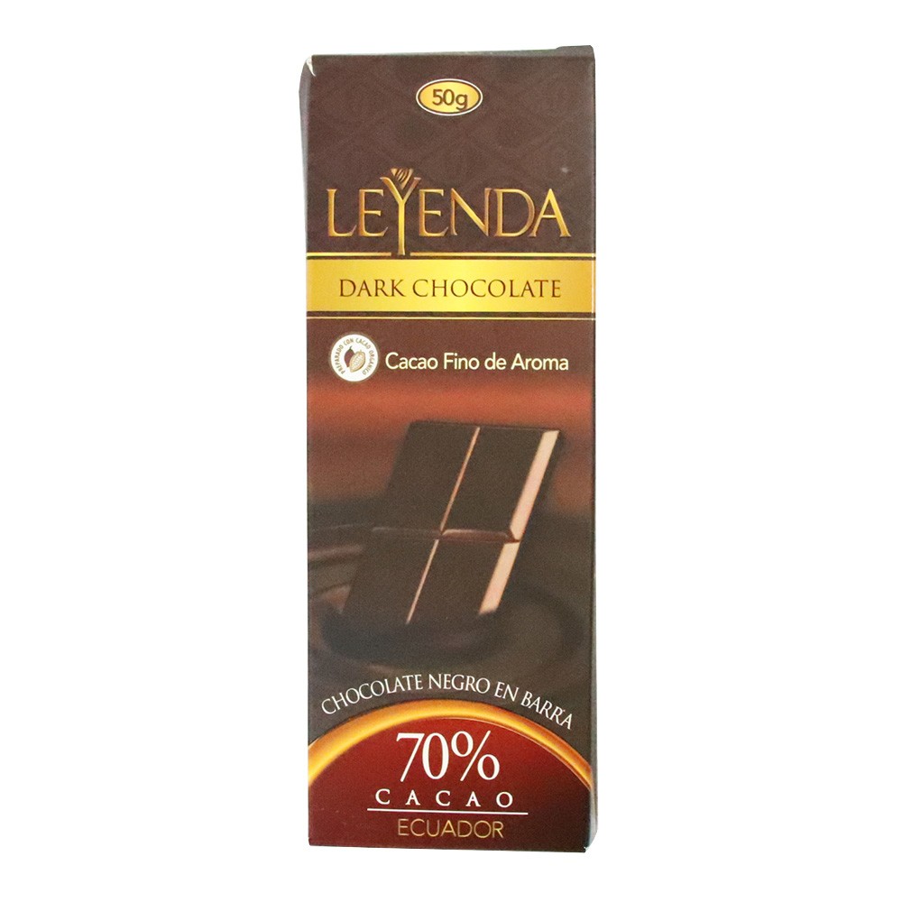 CHOCOLATE 70% CACAO LEYENDA