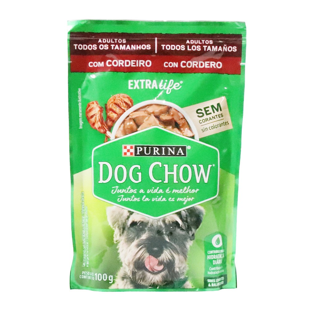 DOG CHOW ADULTOS CORDERO X 100GR