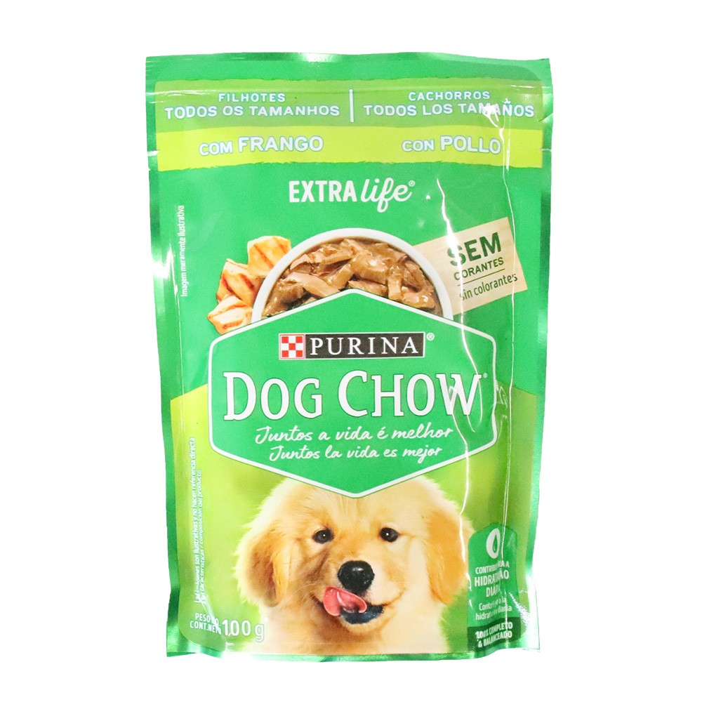 DOG CHOW CACHORROS POLLO X 100GR