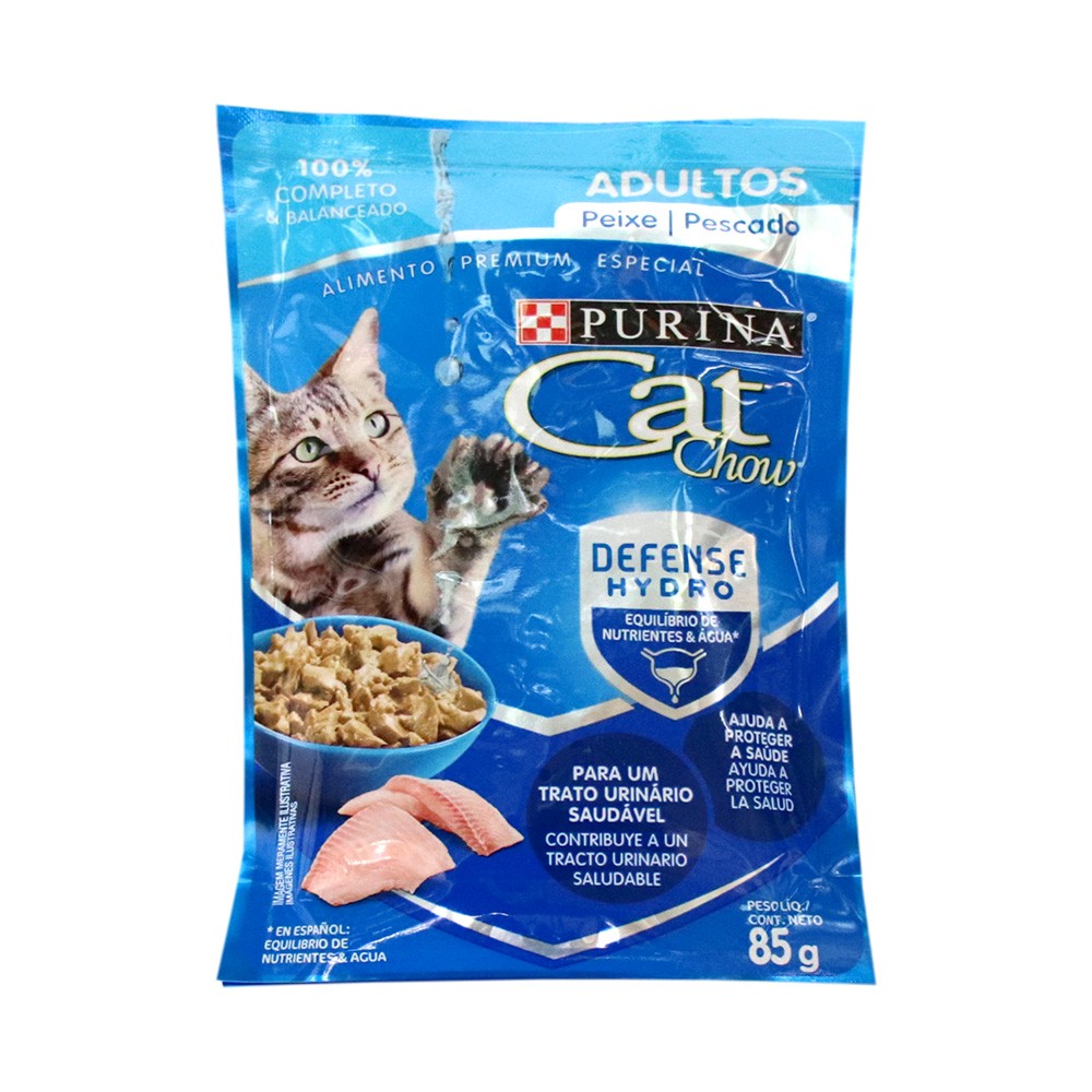 ALIMENTO HUMEDO ADUL PESCA CAT CHOW*85GR