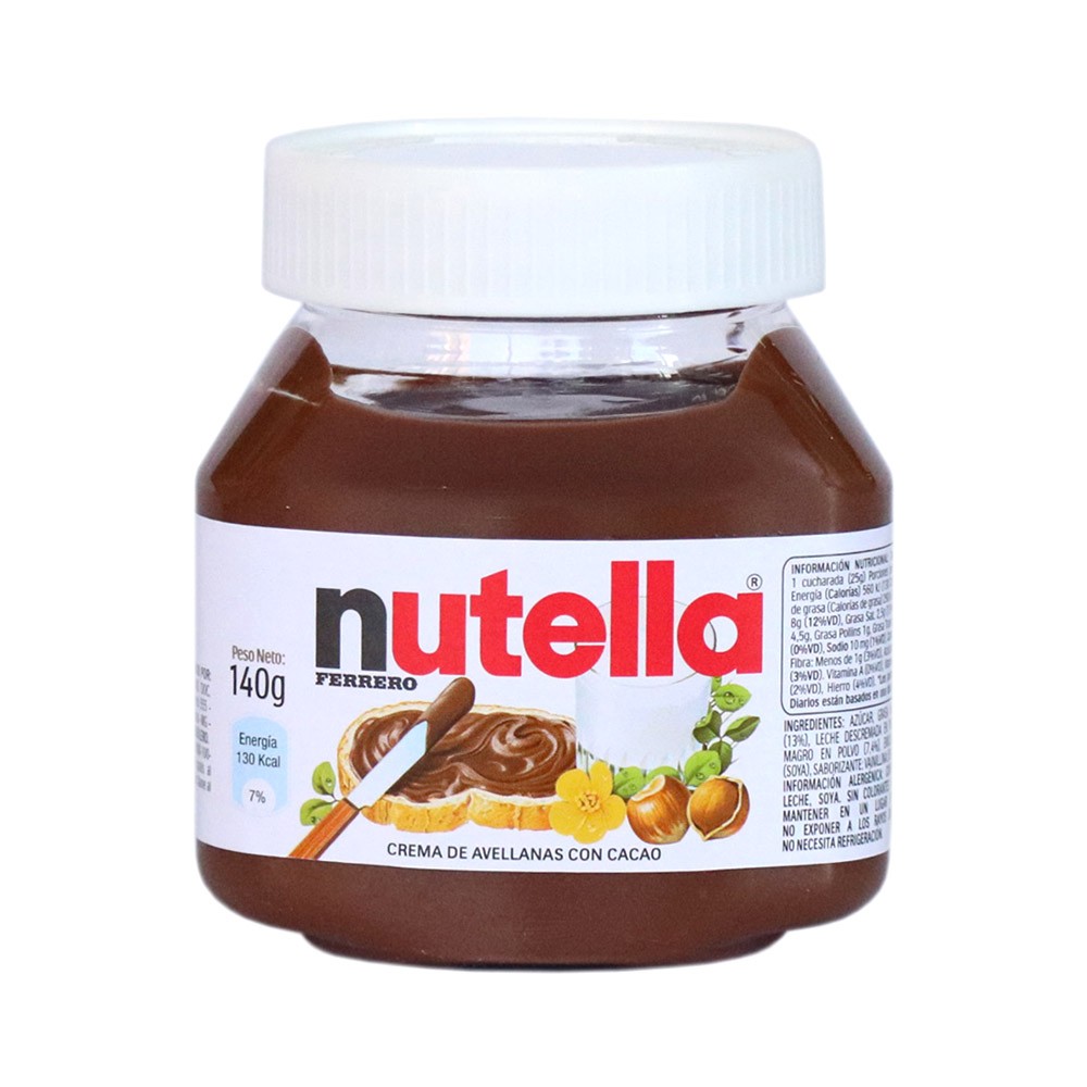 NUTELLA FERRERO  x 140GR