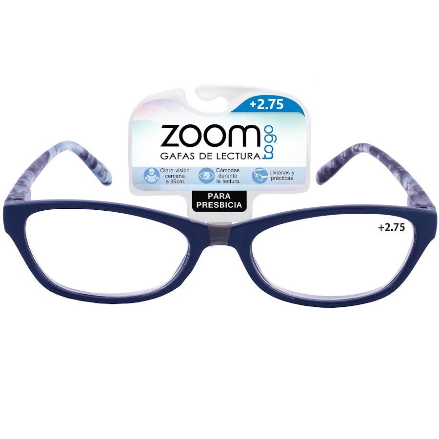 Gafas Zoom Togo Lectura Top Semimetal 1 Aumento 2.75 X 1 Und