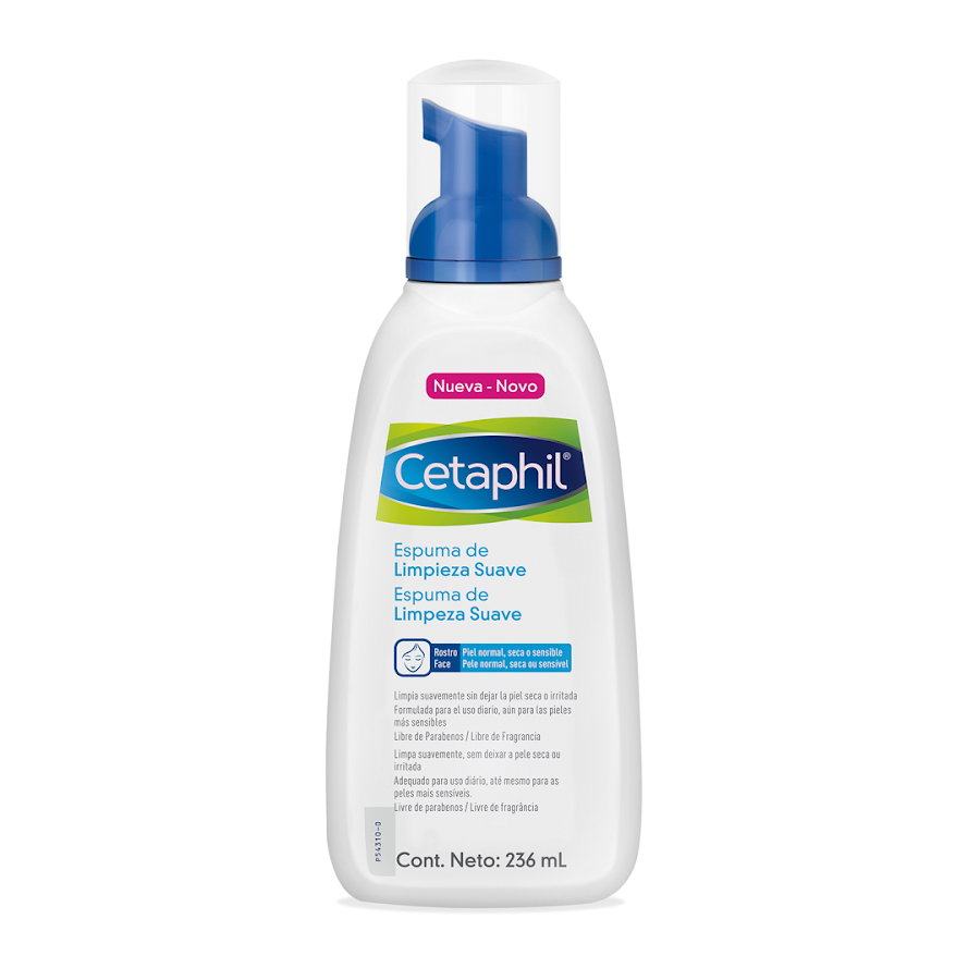 Espuma Cetaphil Limpieza suave x 236Ml
